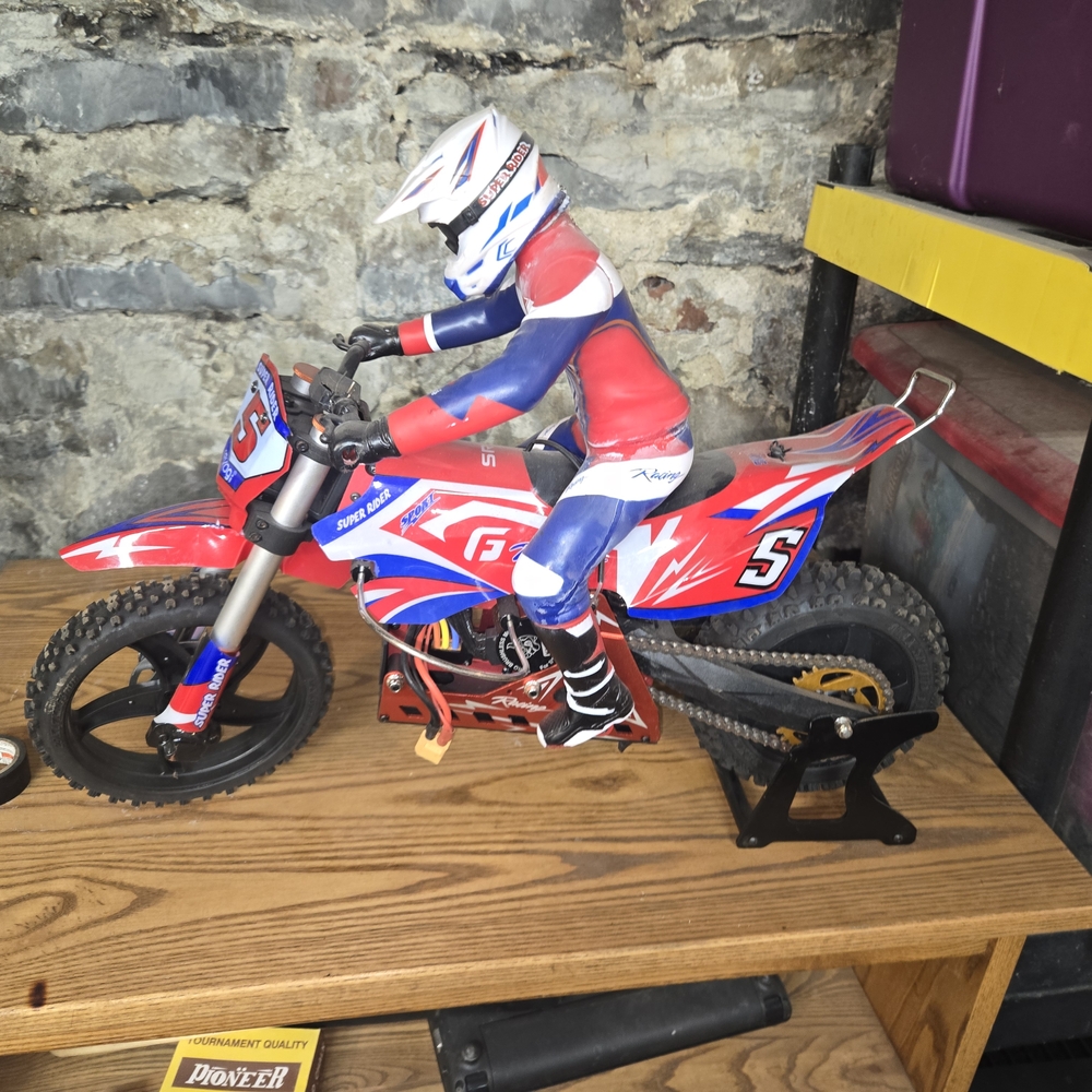 US Stock SKYRC 1/4 Scale SR5 RTR RC Motor Bike Super Rider Balance Battery Model